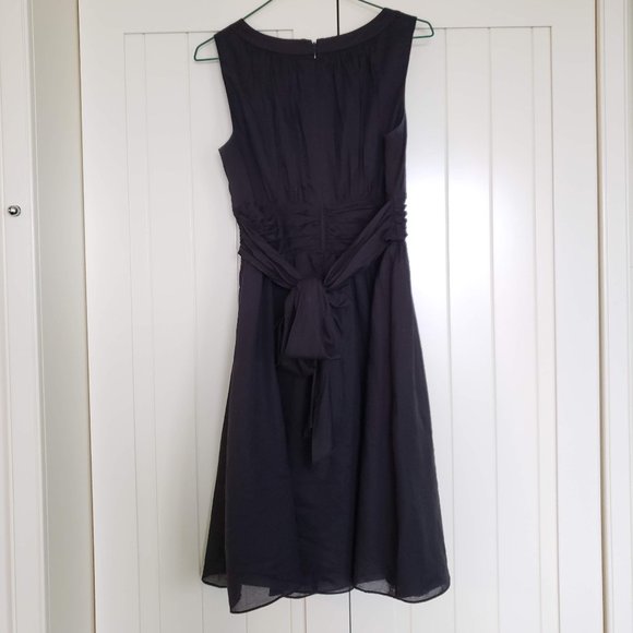Wrap dress LBD with bow - Picture 3 of 6